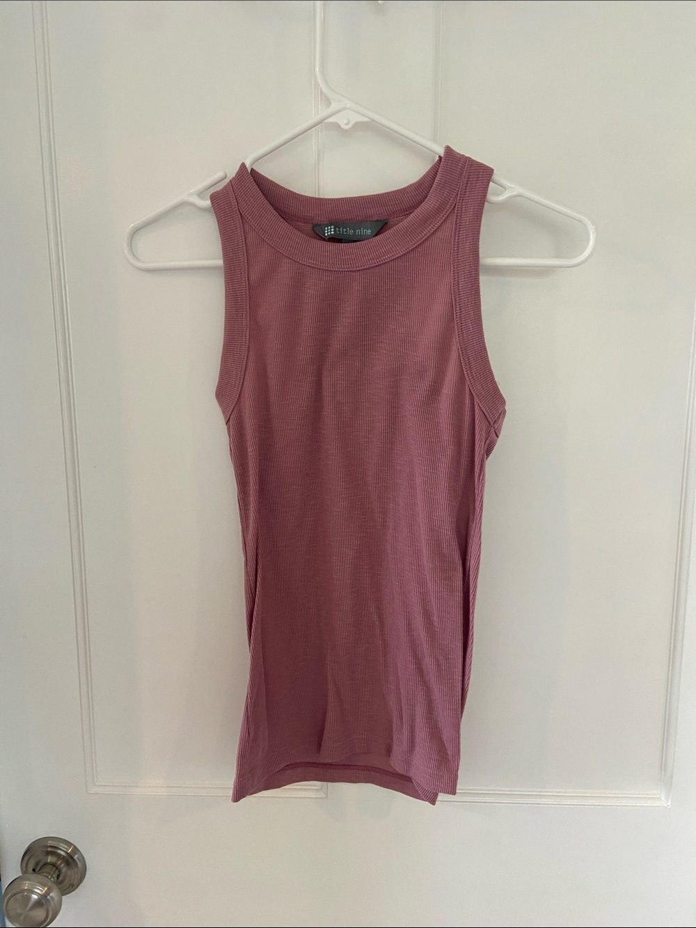Mauve Ribbed Tank Top - Sleeveless Women’s Top